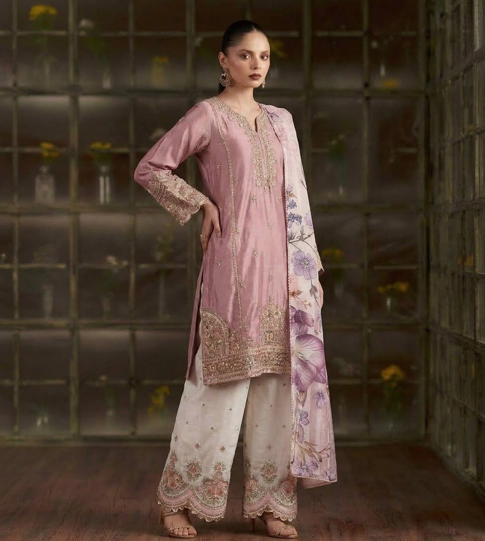 ETHNC 3 PC TEA PINK