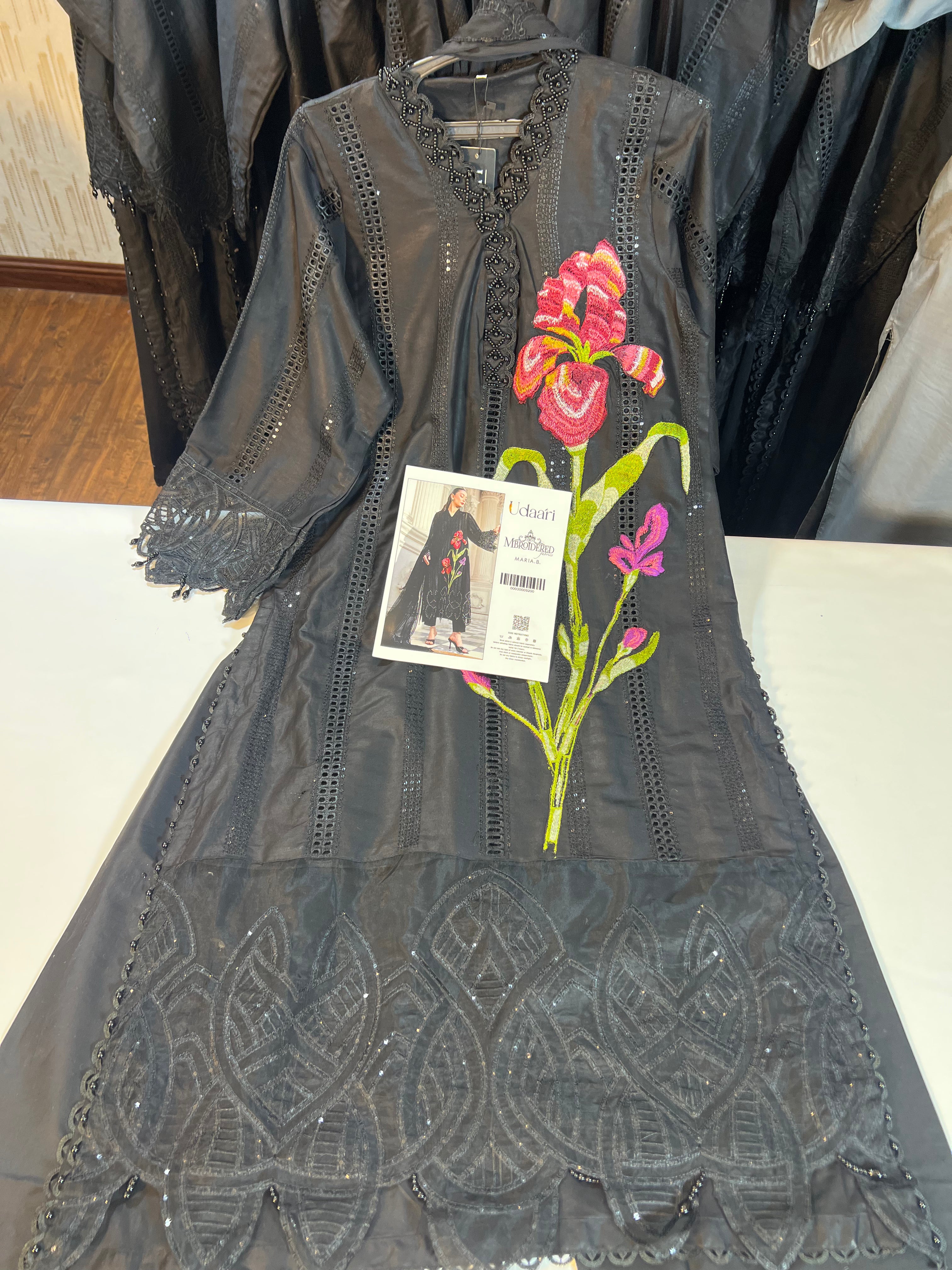MARIA.B  3 Piece Embroidered Lawn Suit